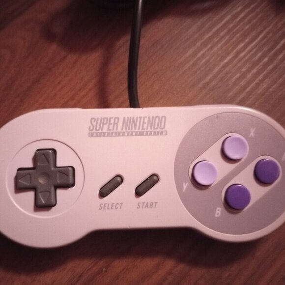 Nintendo SNES OEM Controller {Cleaned and Working} (Used) - Picture 4 of 13
